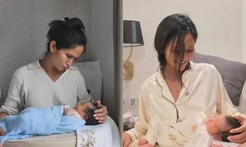 H'Hen Niê nói gì khi bị góp ý dạy con gái học khi mới 3 tuần tuổi?