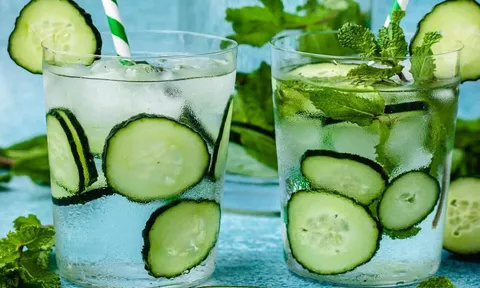 Uống nước thêm vài lát dưa chuột, cơ thể nhận được 4 lợi ích tuyệt vời này