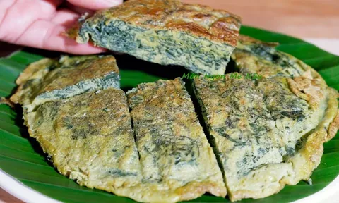 Học người Nhật cách rán trứng với lá Hẹ lạ miệng, phòng K