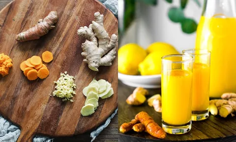 Buổi sáng uống 1 ly nước gừng nghệ, cơ thể nhận được 6 lợi ích tuyệt vời