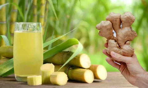 Cách làm nước mía gừng giúp giải độc gan