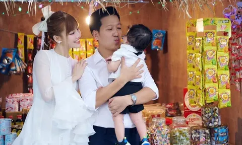 Nhã Phương tiết lộ con trai hưởng "tài sản" đặc biệt từ Trường Giang