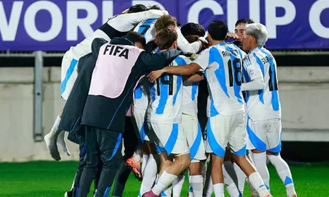 Đánh bại U20 Ý, U20 Argentina thắng tuyệt đối tại vòng bảng World Cup