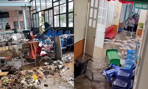 Sơn La: Nước lũ bất ngờ ập vào bệnh viện, lực lượng y tế ứng phó khẩn cấp