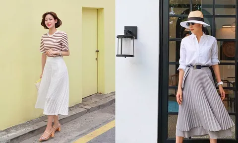 Bỏ túi 5 cách mix chân váy midi tạo thêm điểm nhấn thú vị cho phong cách thường ngày