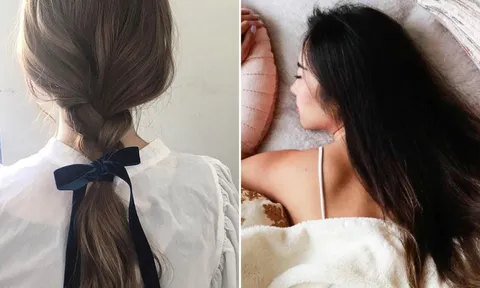 Nên buộc tóc hay xoã tóc khi ngủ để tránh làm rụng tóc?