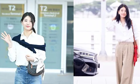 Suzy ăn diện đơn giản nhưng vẫn tạo nên hình ảnh đầy cuốn hút, sang chảnh