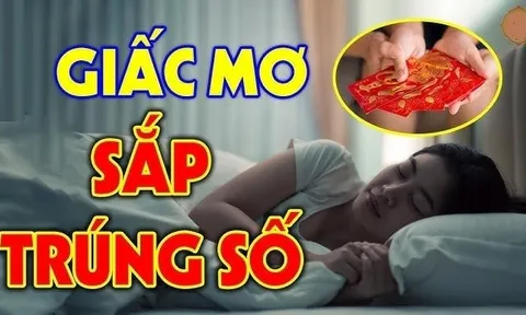4 giấc mơ thông báo bạn sắp Trúng Số