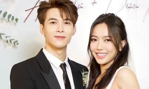 Diệu Nhi và Anh Tú tung bộ ảnh kỷ niệm ngày cưới "độc lạ" khiến ai cũng bật cười