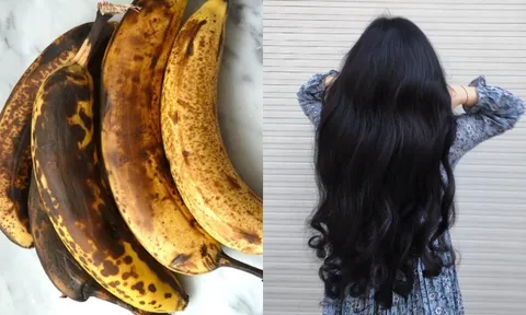 Mẹo ủ tóc bằng chuối chín thâm đen vừa tiết kiệm, vừa giúp tóc giảm rụng, nhanh dài