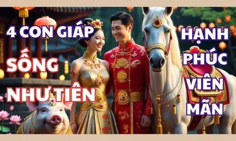 Từ mai 15/10, 4 con giáp sướng như tiên: Tiền - Tình - May Mắn đều tới