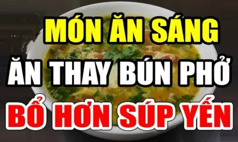 5 món ăn sáng nhanh gọn, giá chưa đến 10 nghìn