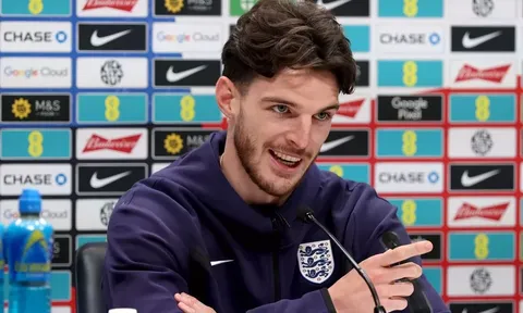 Declan Rice: Thật yếu kém nếu ĐT Anh không đặt mục tiêu vô địch World Cup