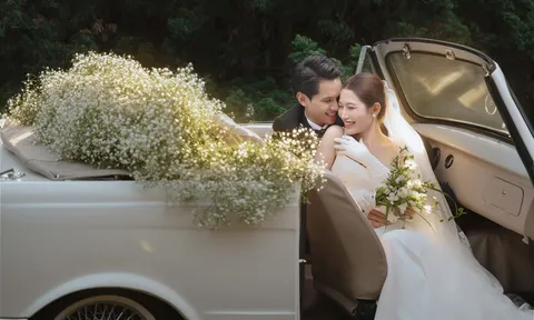 Ảnh cưới vintage của Á hậu Chế Nguyễn Quỳnh Châu và doanh nhân Phát Nguyễn tại Đà Lạt
