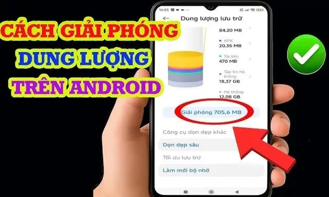 Điện thoại đầy bộ nhớ đơ-chậm: Ấn nút này giải phóng dung lượng chỉ trong 5 giây