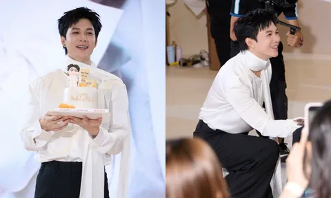 Anh Tú Atus “đốn tim” fan khi xuất hiện như “bạch mã hoàng tử” tại sự kiện
