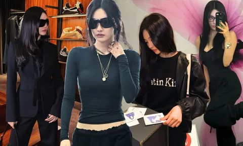 Mỹ nhân aespa chinh phục sắc đen, mỗi lần xuất hiện đều gây bão