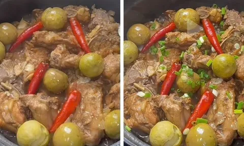 Trổ tài làm sườn kho sấu chua ngọt, đậm đà hương vị, ăn cực kỳ bắt cơm