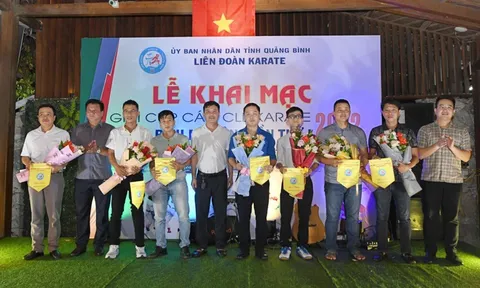 Khai mạc Giải Karate cúp các câu lạc bộ Quảng Bình