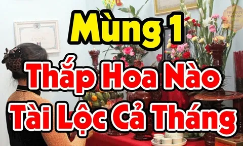 4 loại hoa thắp hương Mùng 1 "lộc" hơn cúc vàng, vận hên cả tháng