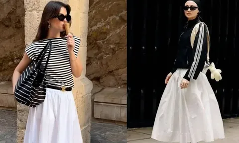 3 công thức mix váy trắng dịu dàng như nàng thơ mùa thu