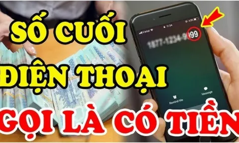 Cộng dãy số điện thoại này vào bằng số này: Cực kỳ may mắn, cả đời tiêu không hết tiền