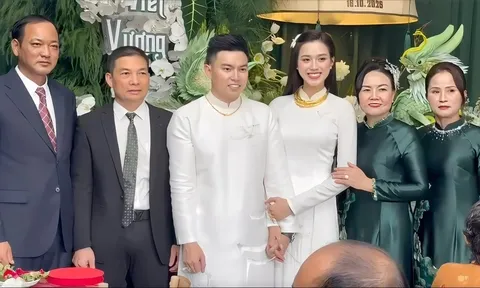 Xúc động với lời chia sẽ của bố chồng HH Đỗ Thị Hà trong ngày đám cưới của con