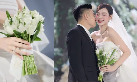 Loài hoa “đắt đỏ” được đầu tư cho lễ cưới Hoa hậu Đỗ Hà và chàng rể thiếu gia