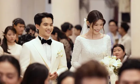 Chế Nguyễn Quỳnh Châu làm đám cưới với chồng chủ tịch tại nhà thờ, Mai Ngô- Quốc Thiên xúc động chúc phúc
