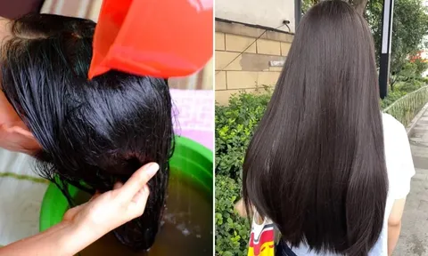 Mùa đông gội đầu bằng 2 loại nước này, tóc đen bóng, giảm rụng
