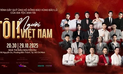 MC Anh Tuấn và các “anh tài” tham gia đêm nhạc “Tôi! Người Việt Nam” không cát- xê