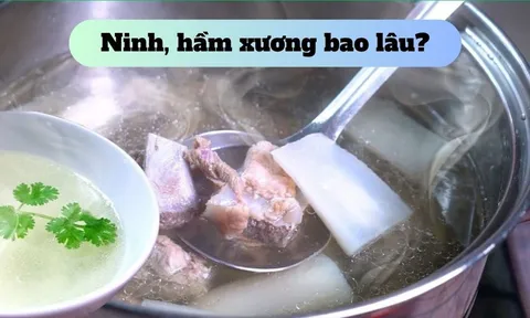 Cách hầm canh xương ngon ngọt trong veo