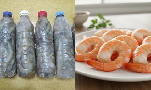 Đừng bỏ tôm thẳng vào tủ lạnh: Thêm 1 bước nhỏ, tôm để cả năm vẫn tươi ngọt như mới mua