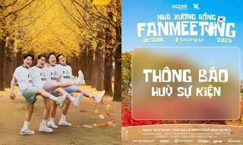 Fan meeting của Nhà Xương Rồng tại Seoul bất ngờ bị hủy