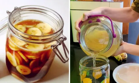 Chuối chín đem ngâm với thứ này cực tốt: Là bí quyết khoẻ mạnh của người Nhật có 6 lợi ích tuyệt vời