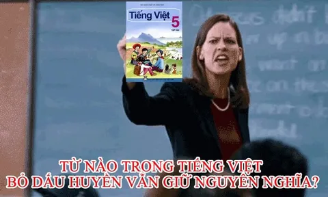 Quiz: Từ nào trong tiếng Việt bỏ dấu huyền mà vẫn giữ nguyên nghĩa?