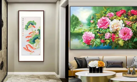 4 loại tranh phong thủy nên treo ở cửa ra vào: vừa đẹp vừa giúp gia chủ gặp lành tránh dữ