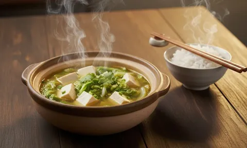 Trời lạnh thèm món canh nóng: Nấu ngay canh cải thảo đậu phụ 15 phút, ngon ngọt, ấm bụng cả nhà mê