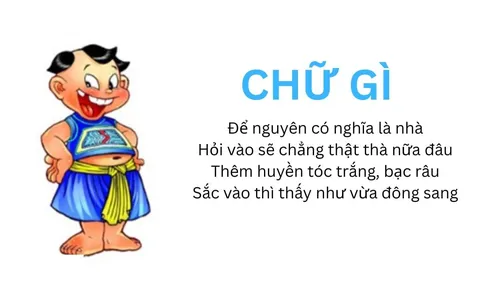 Từ gì trong tiếng Việt để nguyên là nhà, thêm huyền tóc trắng, bạc râu?