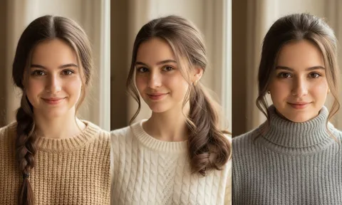 5 kiểu buộc tóc giúp chị em mặc áo len vừa xinh vừa sang