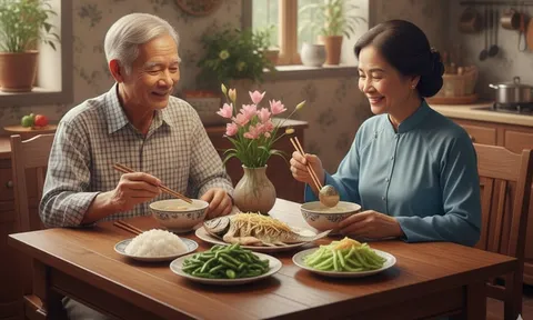 Sau 65 tuổi, ăn tối sai giờ dễ mất ngủ, hại tim: Đây mới là thời điểm “vàng” cho sức khỏe