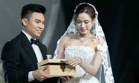 Đỗ Thị Hà và chồng có nghi thức cưới đặc biệt, Hoàng Thùy thành công bắt hoa cưới