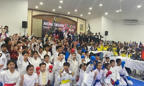 Karate Nghệ An giành 7 HCV tại Giải vô địch quốc tế Nongkhai 2025
