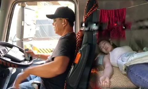 Vì sao tài xế xe tải đường dài thường dẫn theo một phụ nữ? Lý do khiến ai cũng cảm thông