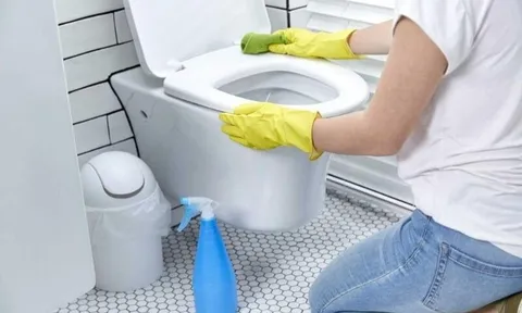 Bí quyết làm sạch vết ố vàng trong bồn cầu với 2 nguyên liệu rẻ tiền có sẵn trong bếp