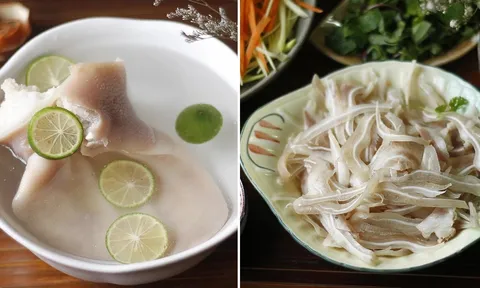 2 mẹo luộc tai heo trắng giòn, không hôi