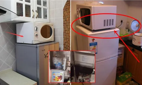Nóc tủ lạnh đặt 4 thứ: Tiền của đội nón mà đi hết