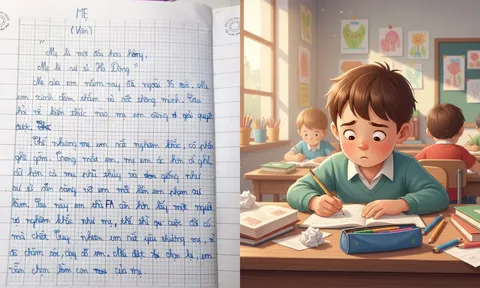Bài văn tả mẹ “ác hơn dì ghẻ” của học sinh lớp 4 gây bão mạng: Cái kết khiến ai cũng bật cười