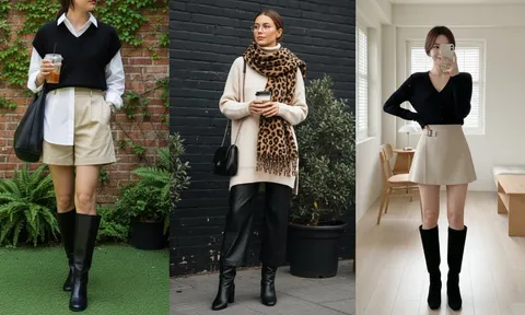 4 set đồ mix cùng boots giúp chị em lên level phong cách ngay lập tức