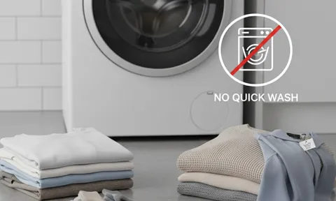6 lỗi khi dùng chế độ giặt nhanh khiến quần áo kém sạch: Nhiều người vô tình mắc mỗi ngày